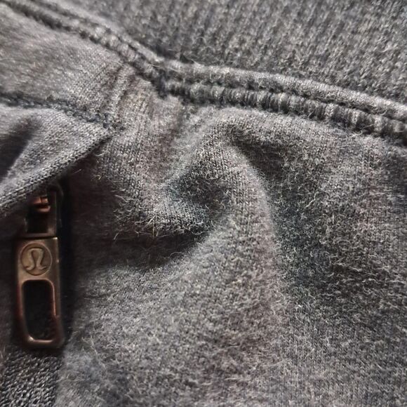 Lululemon Sweatpants Men's XXL Cross Cut Pant Heathered Black Zip Pockets Gym - Picture 8 of 13